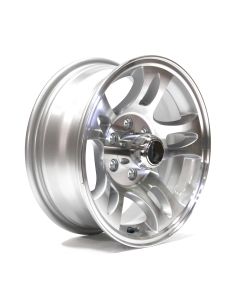 15" x 6" 6 holes 2830 lbs S5-model aluminum rim and cap