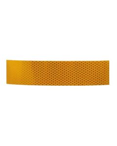 2" x 9" amber reflective tape