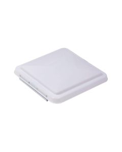 14" x 14" white low profile replacement roof vent cover