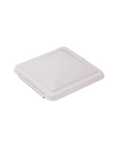 14" x 14" white regular profile replacement roof vent cover