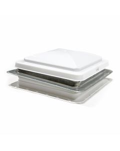 14" x 14" white mount universal vent with metal base