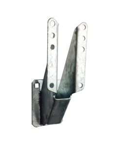 Galvanized bracket for 4 and 5 holes spare rim with bolts