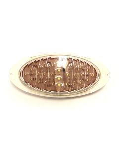 6" x 3" 28 diodes 2 wires clear LED backup light