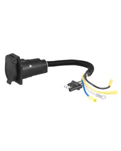 4-way flat (car) to 7-way RV blade (trailer) adapter CURT