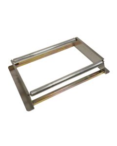 4" x 22" x 18 1/4" tire rollout checker