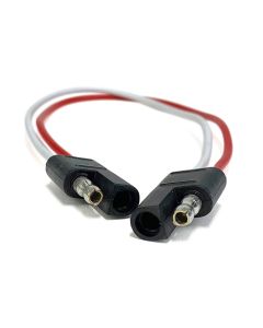 Connecteur plat 2 brins 18 GA et fil 1' SMARTOW