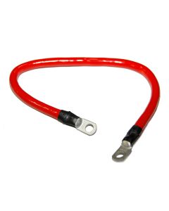 Câble à batterie 4 GA 18" avec 2 terminaux 3/8" rouge SMARTOW