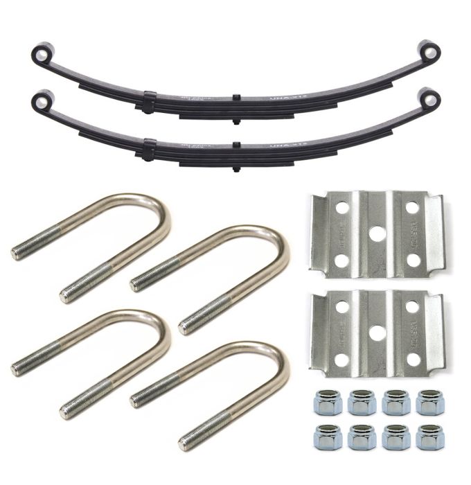 Double eye springs kit 4L 3,6K 25 1/4 x 1 3/4 for 2 3/8 tube with  hardware
