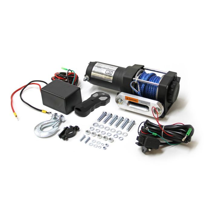 Kit De Télécommande De Treuil Sans Fil Universel Avec Récepteur 12 V 24 V Pour Camion, VTT, SUV (bleu