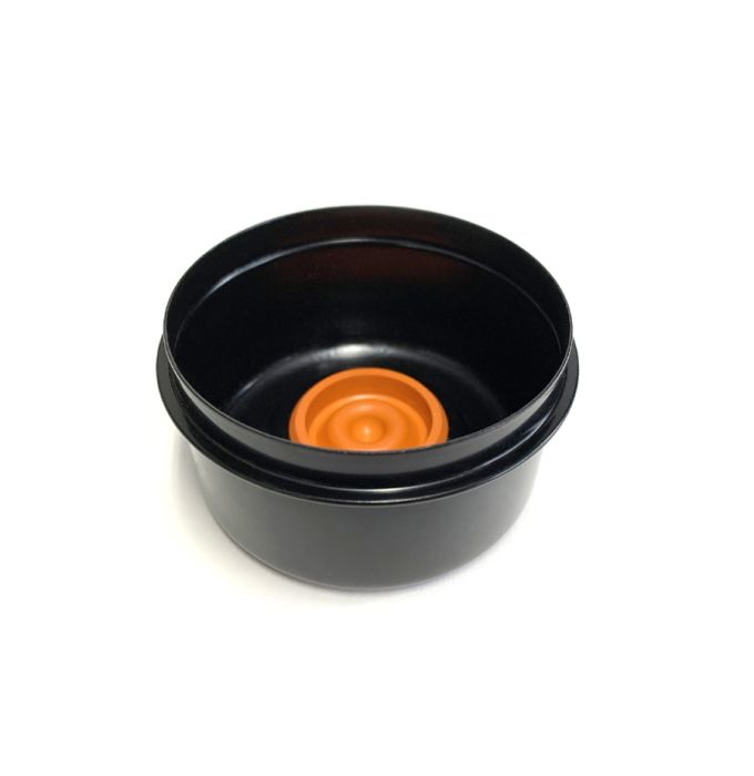 8 studs black dust cap and orange rubber E-Z Lube FRAMECO | Frameco