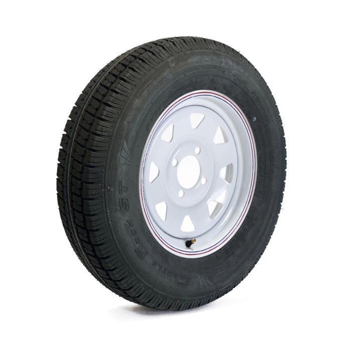 175/80R13 6 ply LRC 1360 lbs radial Castle Rock tire and 13