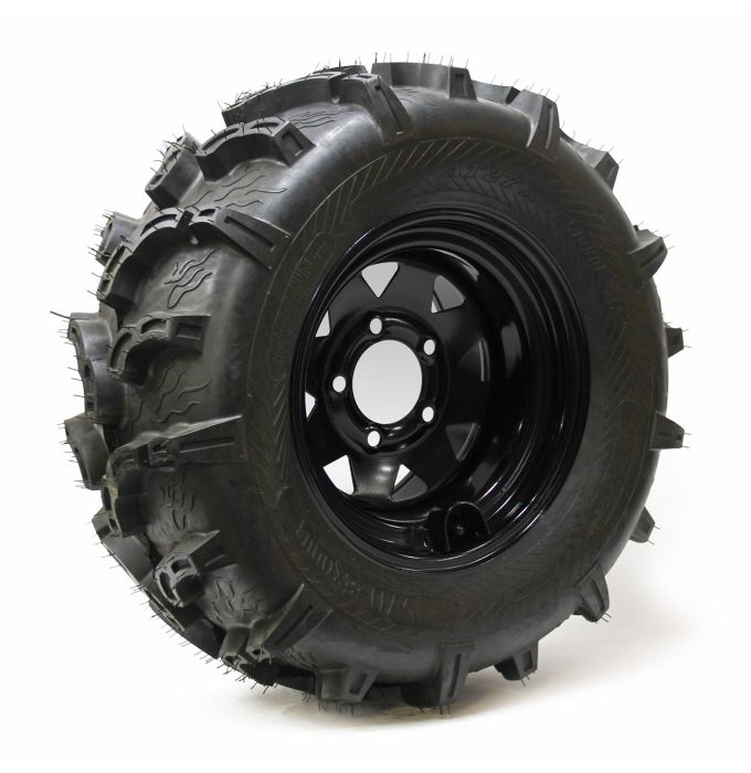 Pneu VTT 25/10-12 6 plis P375 Wanda Hakuba et jante de 12