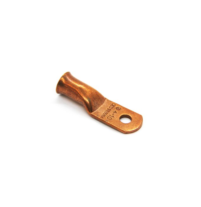 10 4GA lug unplated copper (2) TECHSPAN | Frameco