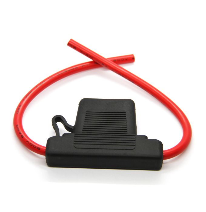 8GA fuse holder maxi with attached cover TECHSPAN | Frameco