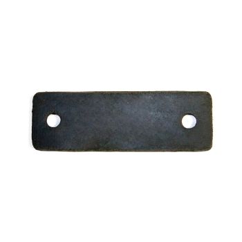 Support de caoutchouc 1" x 3" 2 trous pour licence