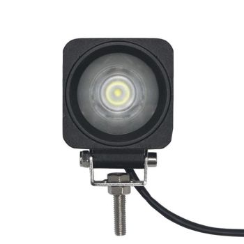 2 5/8" x 2 5/8" 1 diode 10W clear LED work light 2 5/8" x 2 5/8" 1 diode 10W clear LED work light