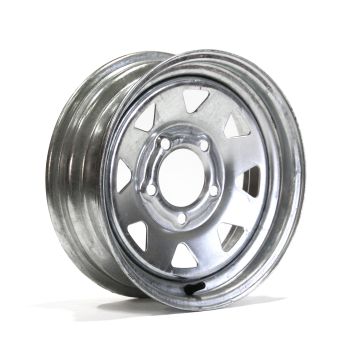 13" x 4 1/2" 5 holes 1660 lbs galvanized rim 13" x 4 1/2" 5 holes 1660 lbs galvanized rim