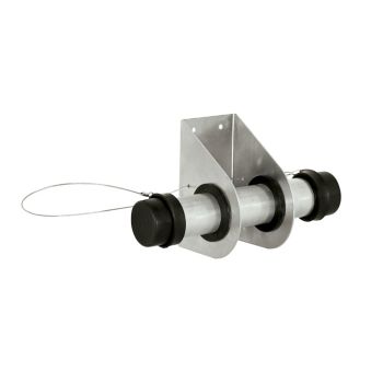 Porte-document aluminium tube 9" x 1 5/8"