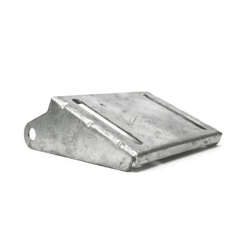 Support de rouleau 8" galvanisé