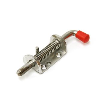 Verrou à ressort tige 1/2" acier inoxydable