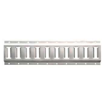 2.5mm x 10' galvanized horizontal track E-serie 2.5mm x 10' galvanized horizontal track E-serie