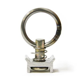 Crochet d'arrimage 3,3K avec anneau rond pour rail d'aluminium SMARTOW