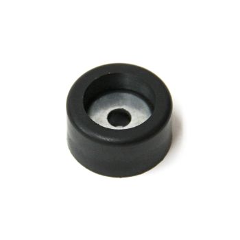 1 1/2" x 3/4" round rubber bumper (door stop)