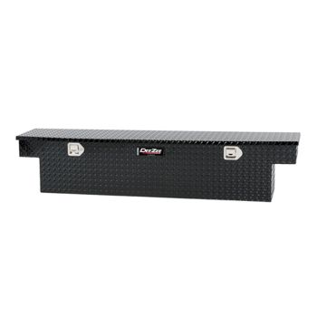 69 3/4" x 12" x 15 1/4" black aluminum narrow crossover box DEEZEE