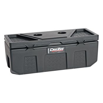 Coffre utilitaire 35" x 14" x 13" plastique noir DEEZEE