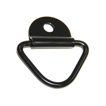Anneau d'arrimage 800 lbs 2 3/4" x 2" acier inoxydable noir