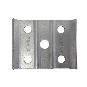 Plaque de fixation 2" pour boulon en U 1/2"