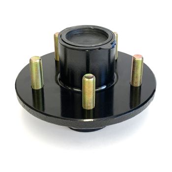 Moyeu 5 goujons 1/2" B.C. 4,5" 2K roue 10"-15" assemblé et graissé seul FRAMECO