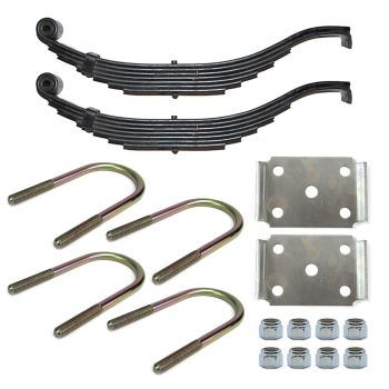 25 1/2" x 2" 8K 7L slipper spring kit for 3" tube with hardware