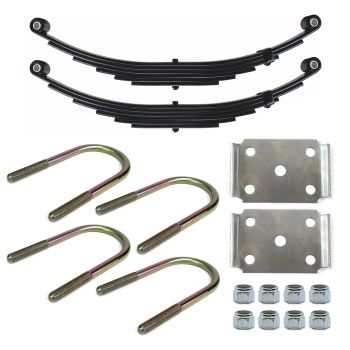 25 1/4" x 1 3/4" 6.7K 6L double eye spring kit for 3" tube with hardware 25 1/4" x 1 3/4" 6.7K 6L double eye spring kit for 3" tube with hardware