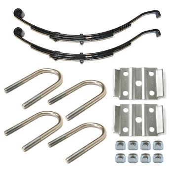 Ensemble de ressorts 3,4K à glissière 3L 24 1/2" x 1 3/4" pour tube 2 3/8" avec quinc.