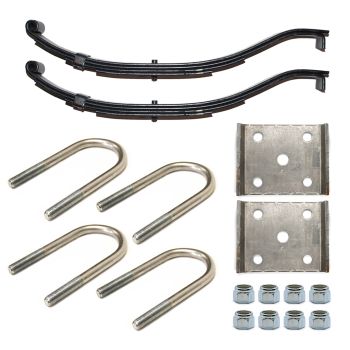 Ensemble de ressorts 3K à glissière 4L 26 1/4" x 2" pour tube 2 3/8" avec quinc.