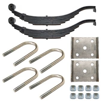 25 1/2" x 2" 8K 7L slipper spring kit for 2 3/8" tube with hardware
