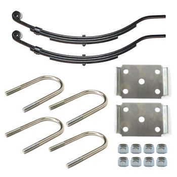 24 1/2" x 1 3/4" 3.4K 3L slipper spring kit for 3" tube with hardware