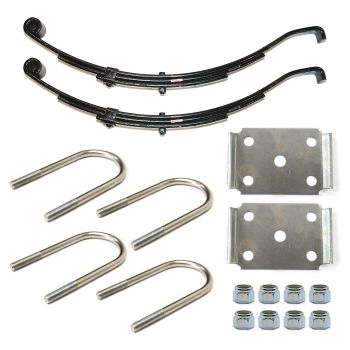 Ensemble de ressorts 3,4K à glissière 3L 24 1/2" x 1 3/4" pour tube 3" avec quinc.
