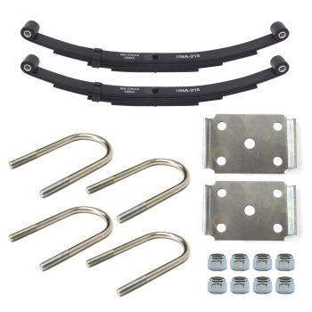 25 1/4" x 1 3/4" 5K 4L double eye spring kit for 3" tube with hardware