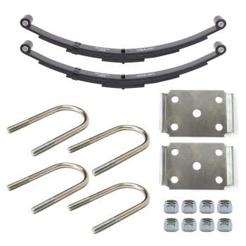 26" x 1 3/4" 4K 4L double eye spring kit for 3" tube with hardware