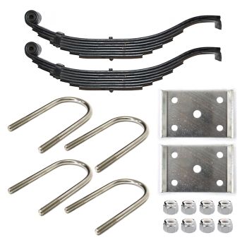 25 1/2" x 2" 8K 7L slipper spring kit for 3 1/2" tube with hardware