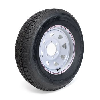 225/75R15 10 ply LRE 2830 lbs radial Castle Rock tire and 15" 6 holes rally rim 225/75R15 10 ply LRE 2830 lbs radial Castle Rock tire and 15" 6 holes rally rim