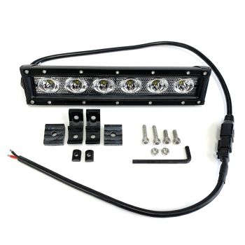 11" x 3" 6 diodes 30W clear LED light bar 11" x 3" 6 diodes 30W clear LED light bar