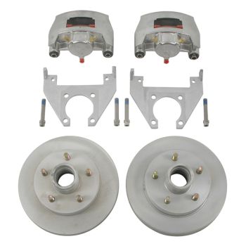 Ensemble de frein à disque/moyeu 3,5K E-coated et étrier en acier inoxydable (2) KODIAK