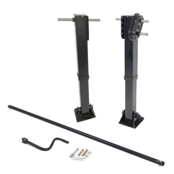 Vérin double 50K 18,9" sabot pivotant (quincaillerie et tige incluses) RAM