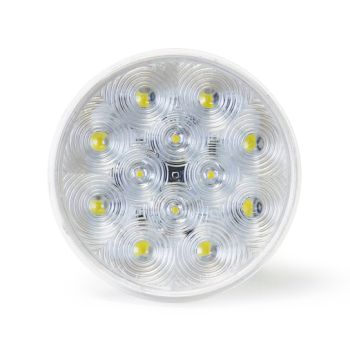 4 1/4" 12 diodes clear LED backup light