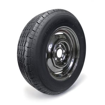ST205/75R15 8 ply LRD 2150 lbs radial Westlake tire and 15" 5 holes black rim