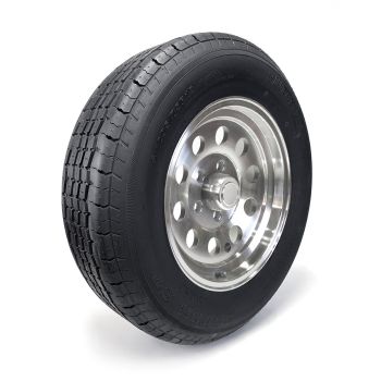 ST205/75R15 8 ply LRD 2150 lbs radial Westlake tire and 15" 5 holes aluminum modular rim