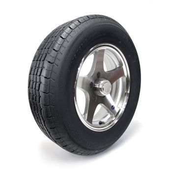 ST205/75R15 8 ply LRD 2150 lbs radial Westlake tire and 15" 5 holes aluminum Five Star rim
